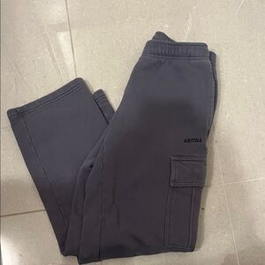 Aritzia womans vintage navy cargo sweatpants